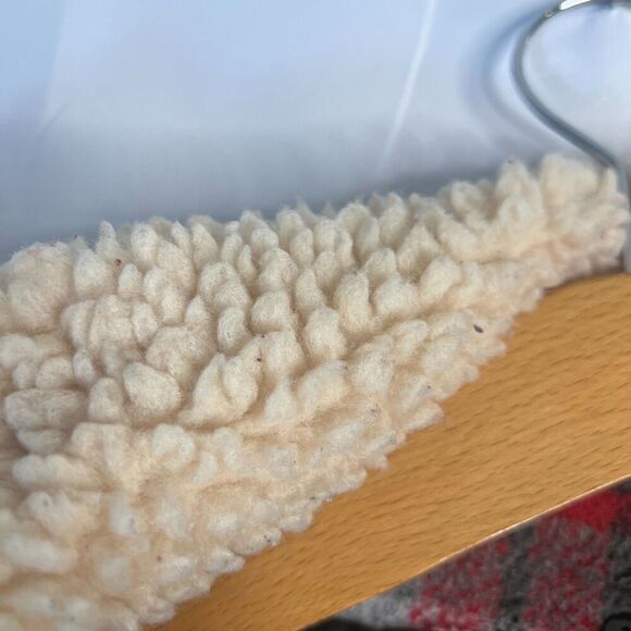 Wild Fable Buffalo Red Plaid Faux Fur Collar Preppy Zip Up Wool Blend Jacket MD - Picture 9 of 12